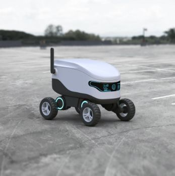 Futuristic-robot-on-wheels